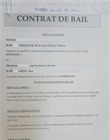 Contrat de bail comportant la liquidation